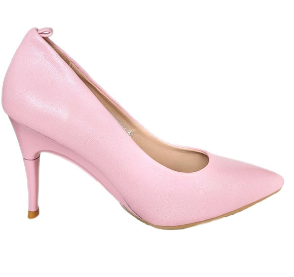 d'Orsay Pumps ,Style stiletto heels Virago Pink - Clef Shoes & Accessories